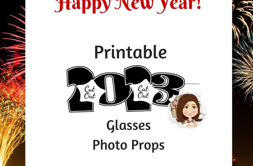 2023 Glasses Photo Props