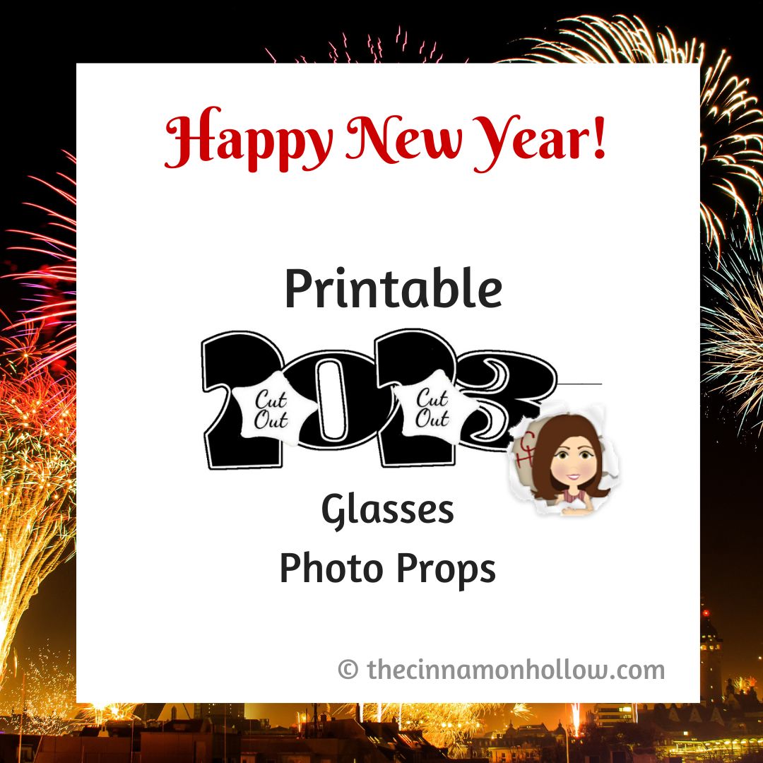 Download These Printable 2023 Glasses Photo Props