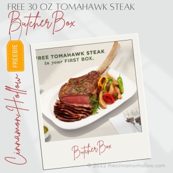 Claim Your Free Butcherbox Tomahawk Steak