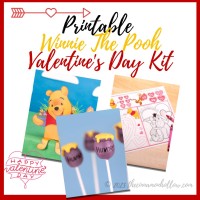 Printable Winnie The Pooh Valentine's Day Kit