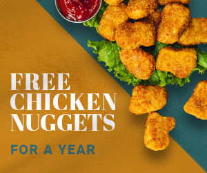 Get Free Gluten Free Chicken Nuggets In Every Box For 1 Year