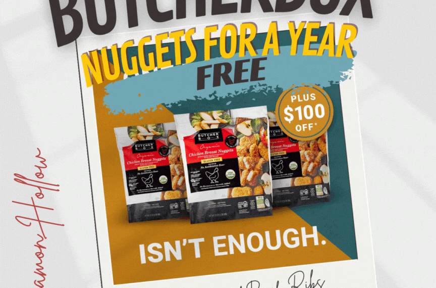 ButcherBox Free Nuggets For A Year