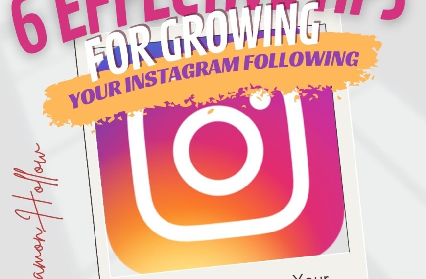 6 Effective Tips For Growing Your Instagram Following