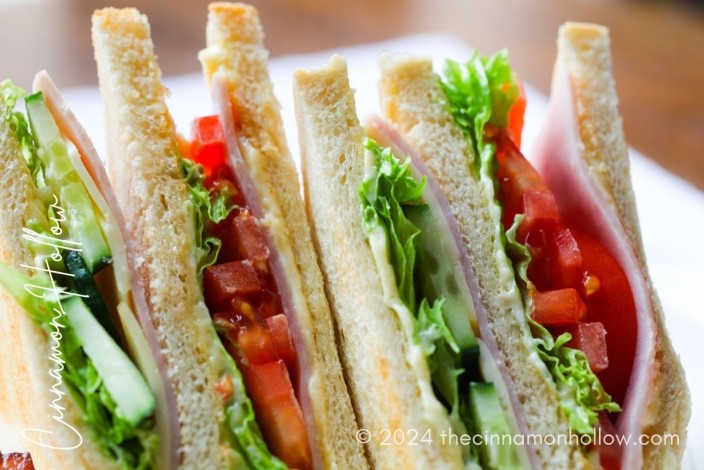 stacked sandwiches