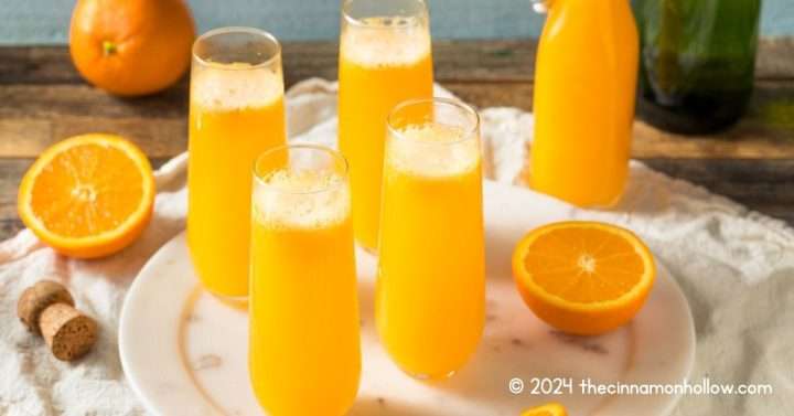 mimosas created at mother's day mimosa bar
