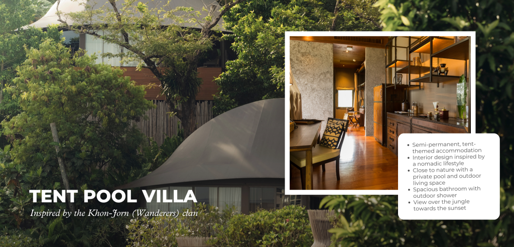 tent pool villa