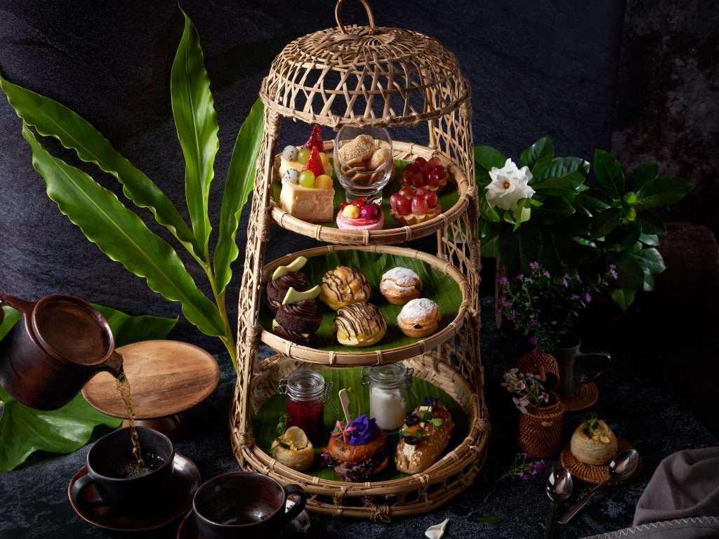 Keemala afternoon tea - traditional pintos, three- to six-tiered trays