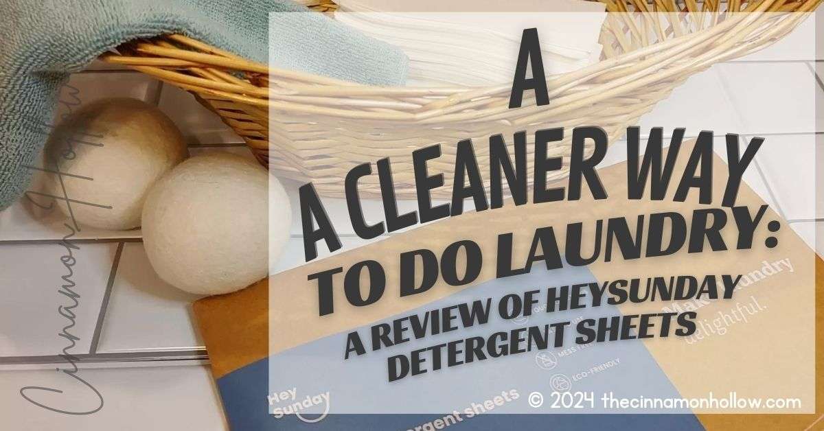 HeySunday Laundry Detergent Sheets Review