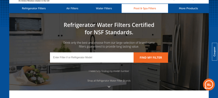 FiltersFast Replacement Filter Walk-Through Search