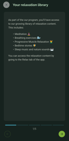Stellar Sleep App Relaxation Library