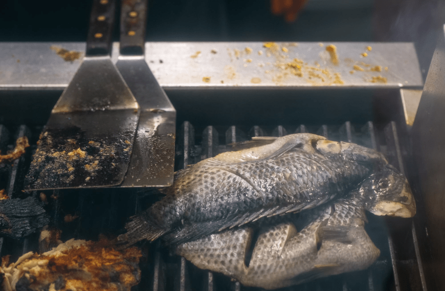 grilling fresh seafood