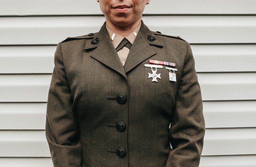 woman in uniform : physical health for veterans