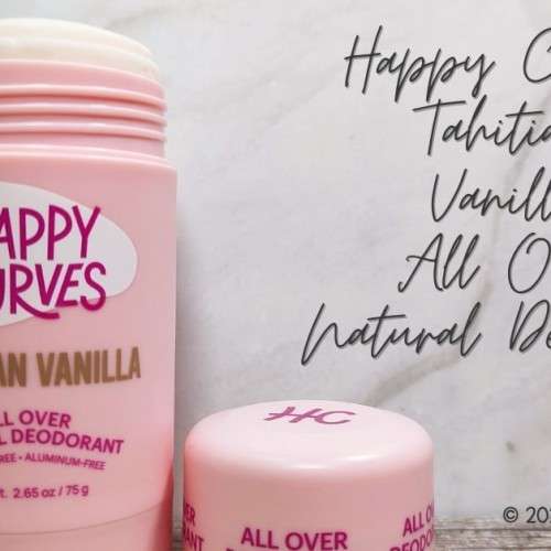 Happy Curves All Over Natural Deodorant | Tahitian Vanilla