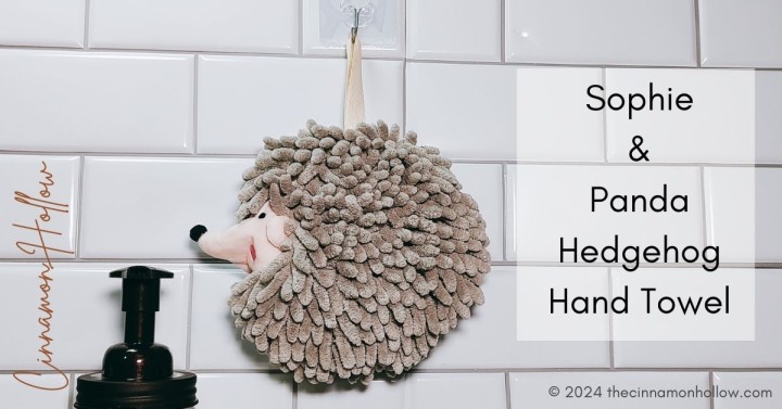 Sophie And Panda Hedgehog Hand Towel