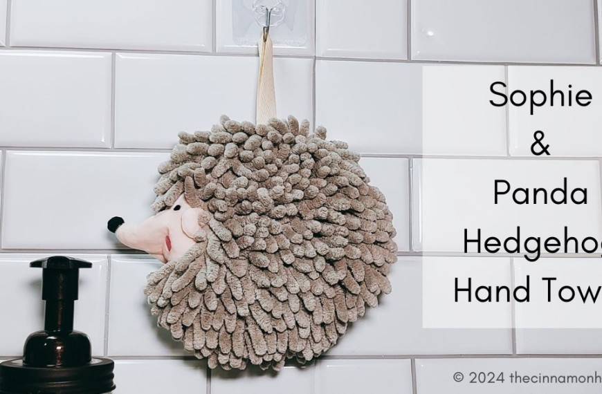 Sophie And Panda Hedgehog Hand Towel