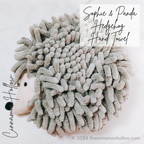 Sophie And Panda Hedgehog Hand Towel