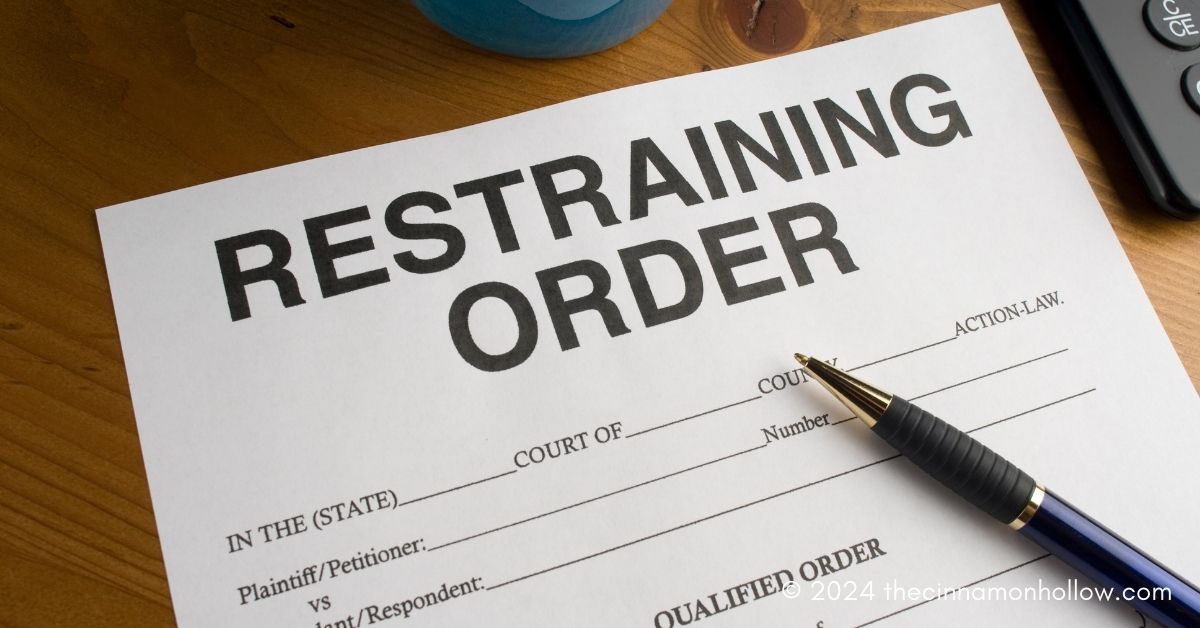 understanding restraining orders | restraining order