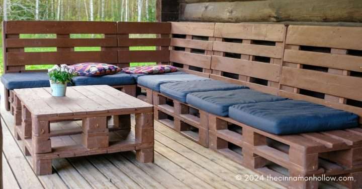 creative home projects - Upcycled Outdoor Furniture