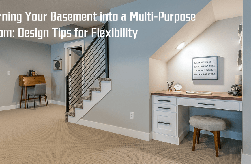 Turning Your Basement Into A Multi-Purpose Room