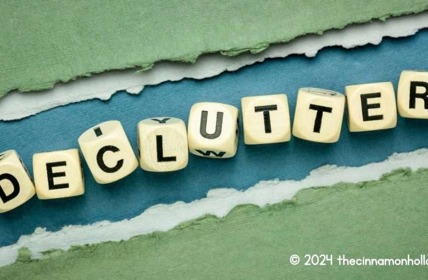 decluttering