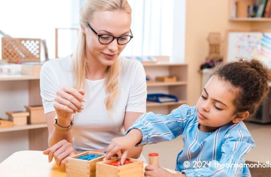 Montessori teacher