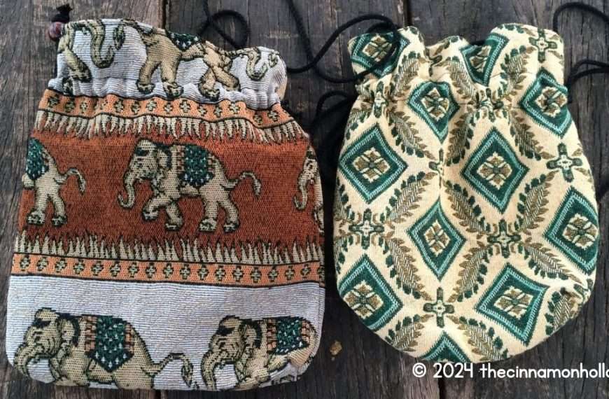 bags of souvenirs from Thailand