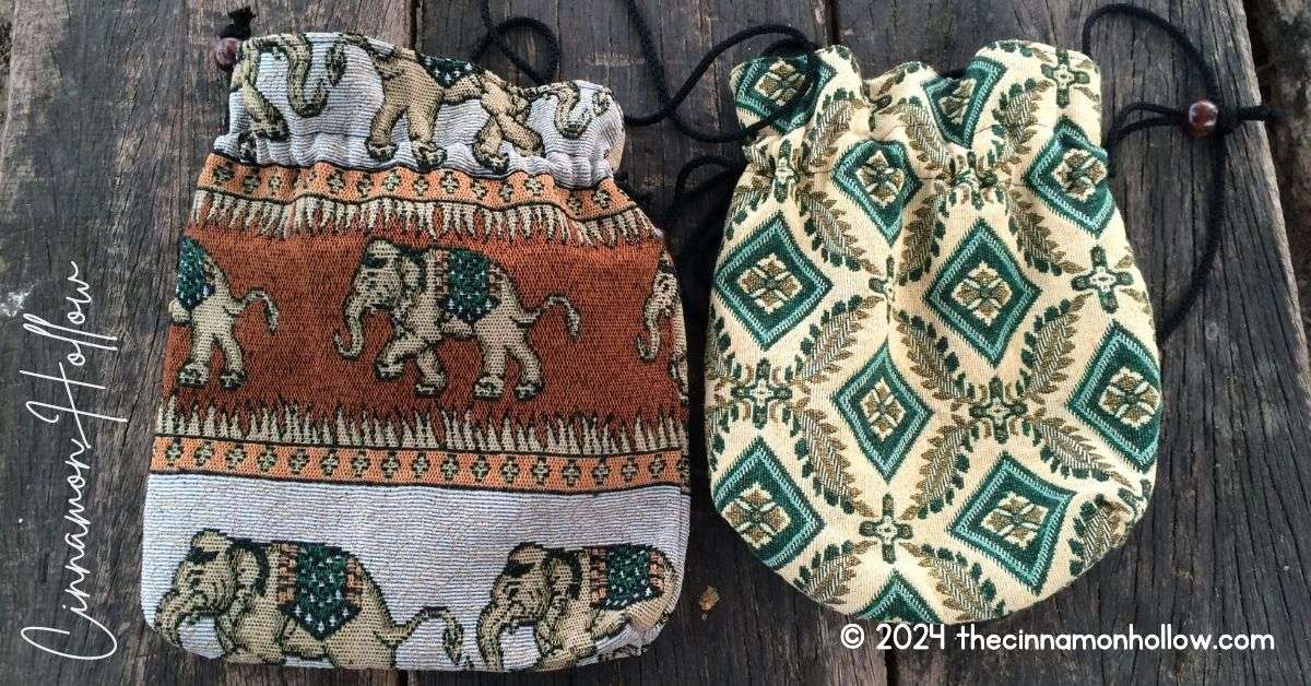 bags of souvenirs from Thailand