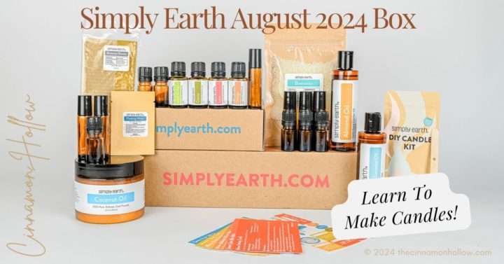 Simply Earth August Box Make Your Own Candles