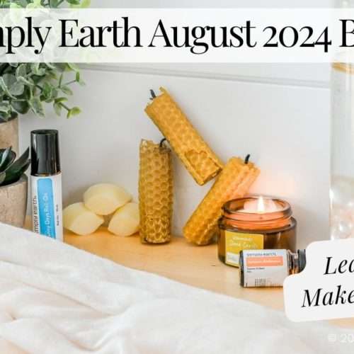 Simply Earth August Box Make Your Own Candles