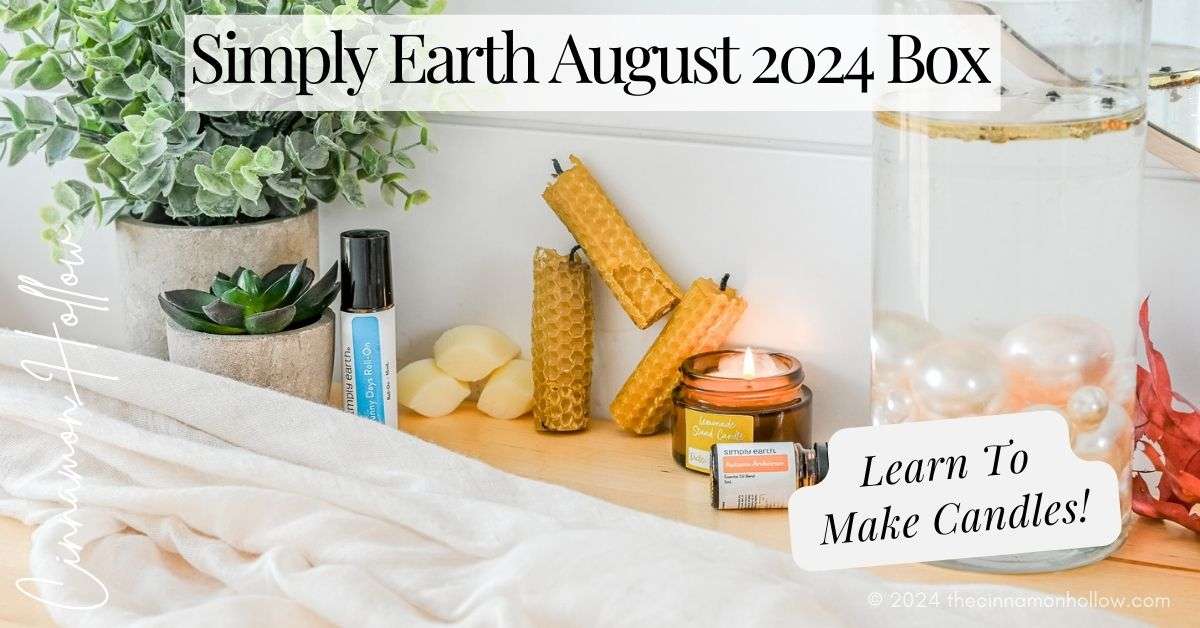 Simply Earth August Box Make Your Own Candles