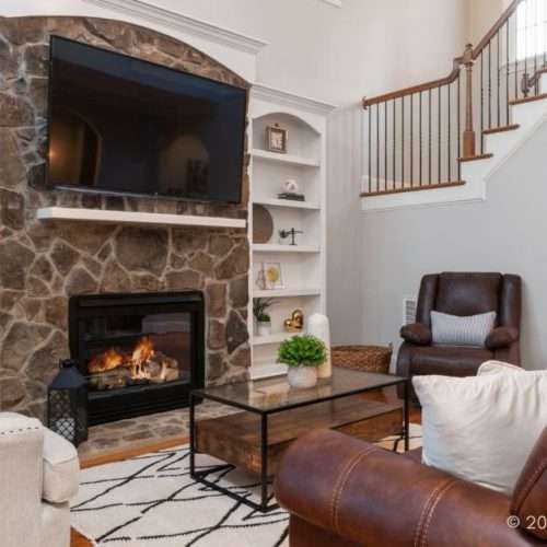 empty fireplace ideas