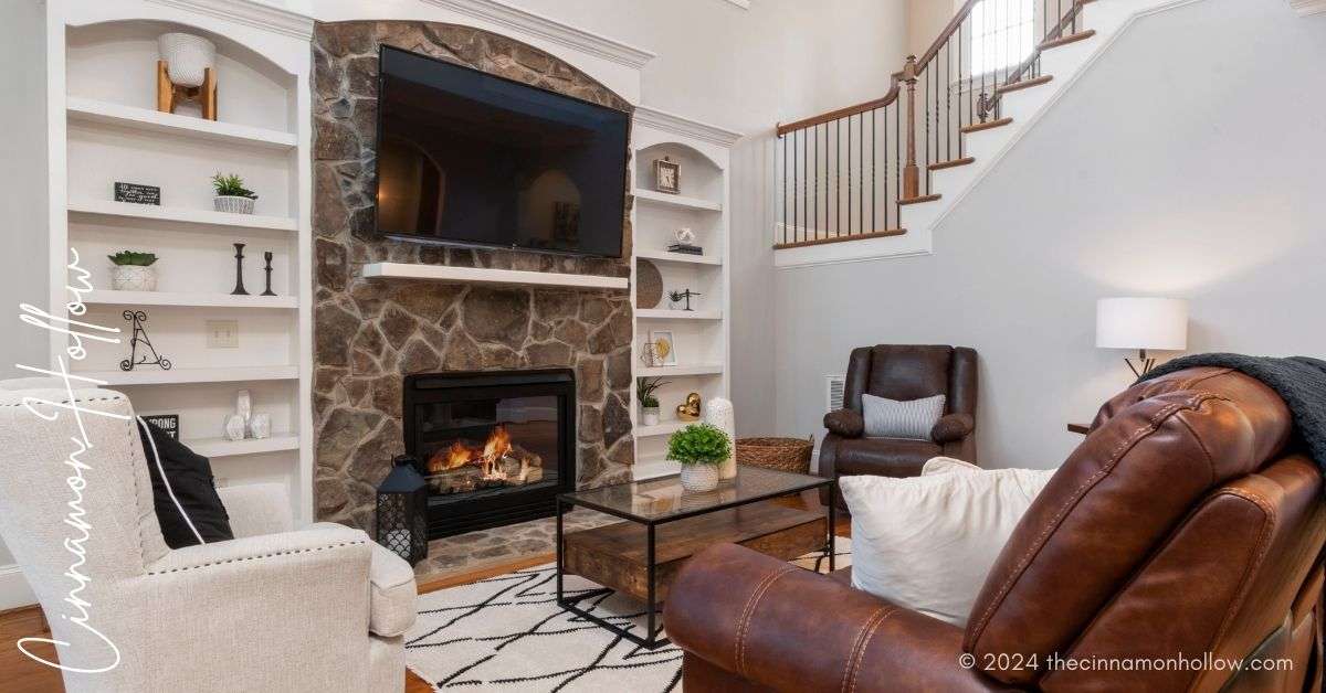 empty fireplace ideas