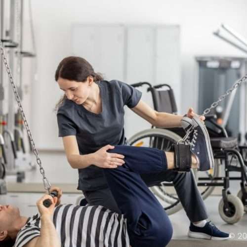 Physical Therapy In Orthopedic Center Rehabilitation