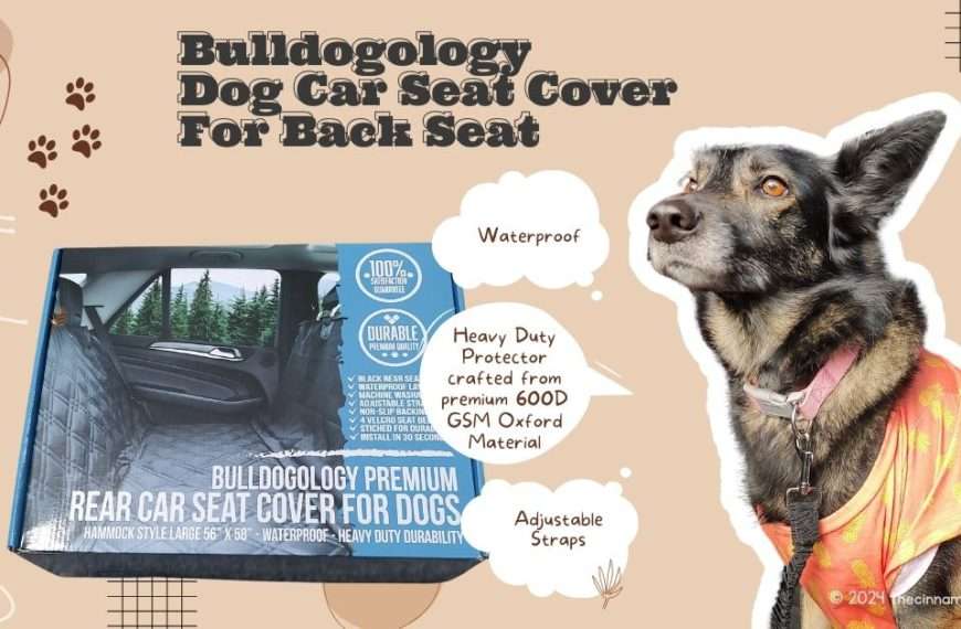 Bulldogology Rear Dog Car Seat Cover