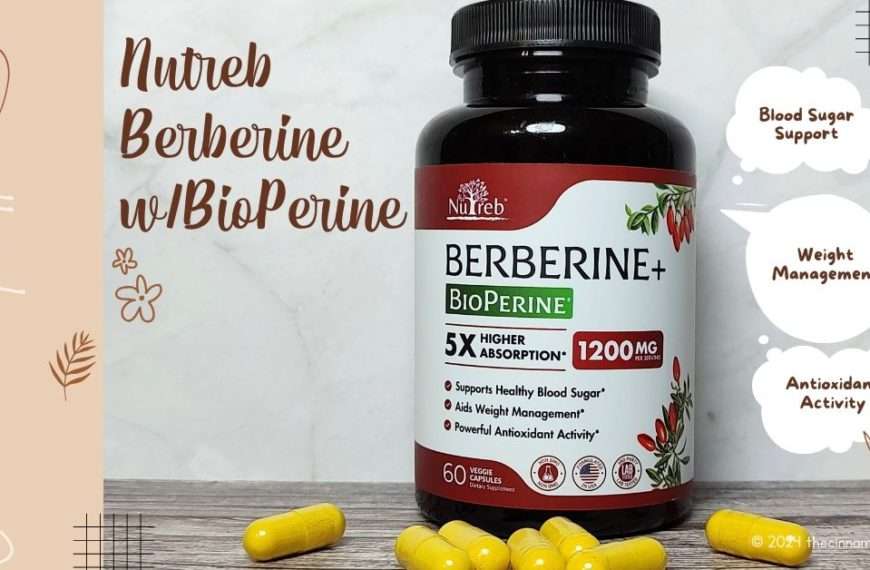 Nutreb Berberine With BioPerine | balancing my blood sugar