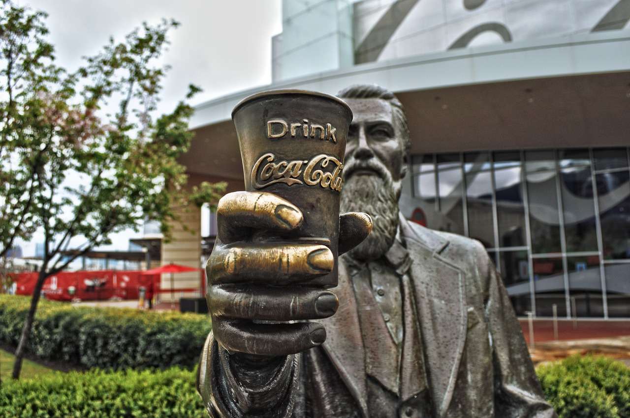 Coca-Cola Sculpture In Atlanta