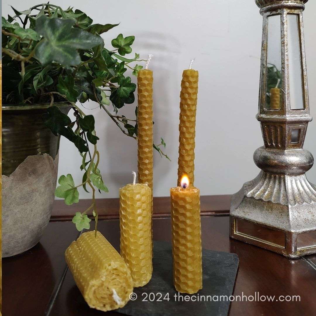 Making Simply Earth DIY Beeswax Candles