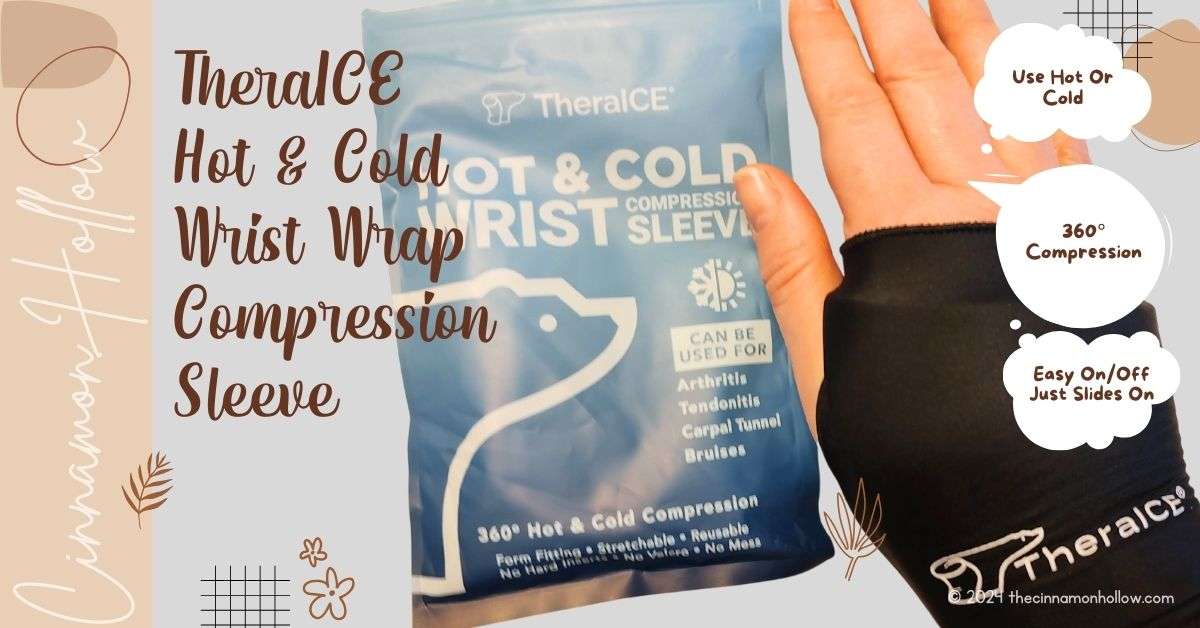 TheraICE Wrist Wrap Compression Sleeve