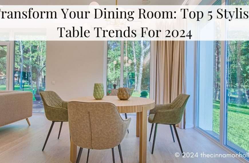 dining room table trends