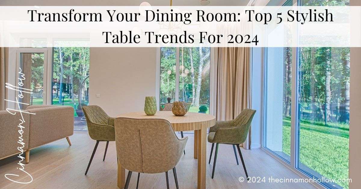 dining room table trends