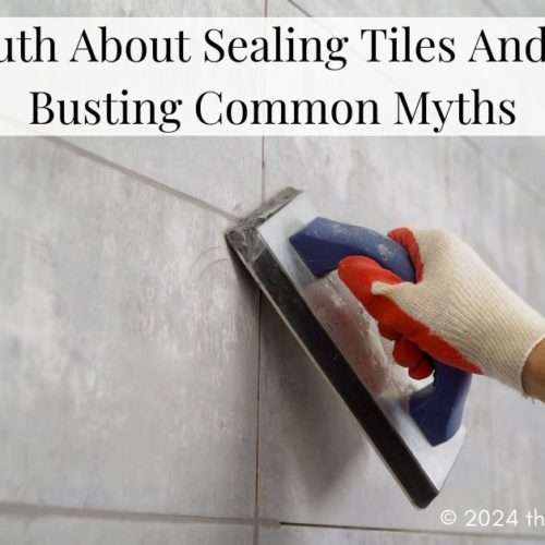 sealing tiles and grout