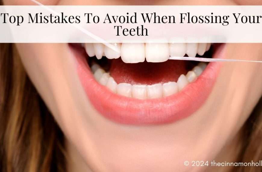 flossing your teeth