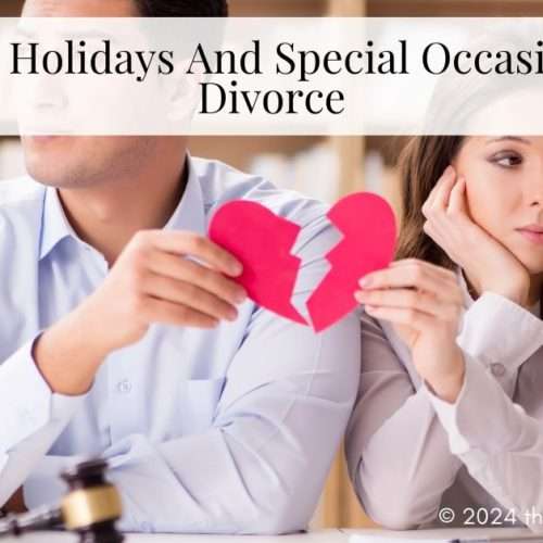 Handling holidays and special occasions after divorce