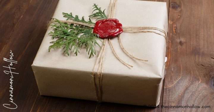 eco-friendly gift wrapped in brown Kraft paper holiday gift guide