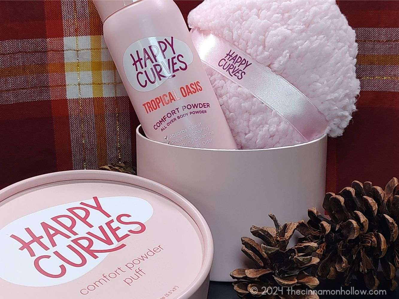 Happy Curves Comfort Powder And Comfort Powder Puff