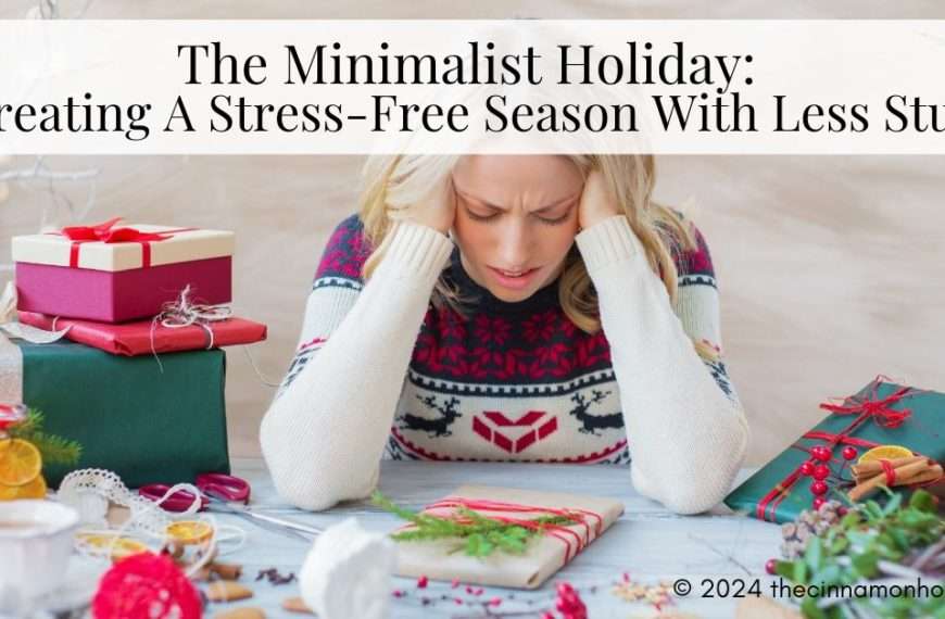 Minimalist Holiday For A Stress-Free Season