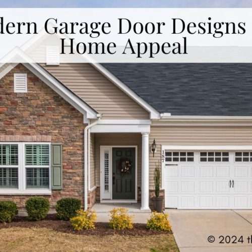 modern garage door
