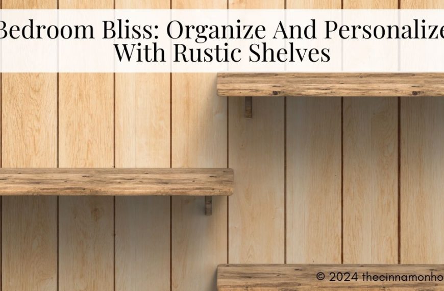 rustic shelves