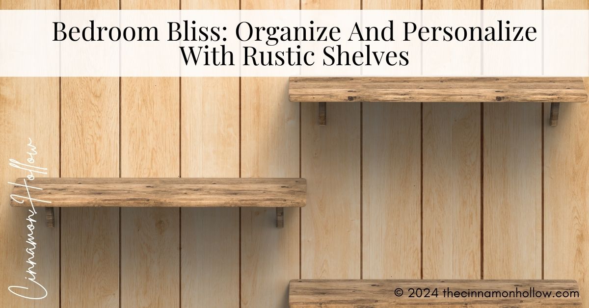 rustic shelves