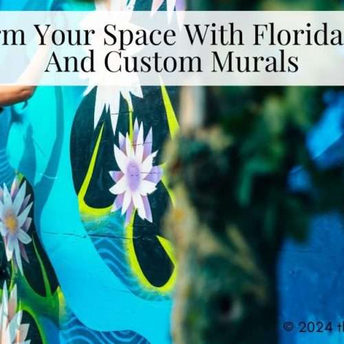 Florida wall art custom mural